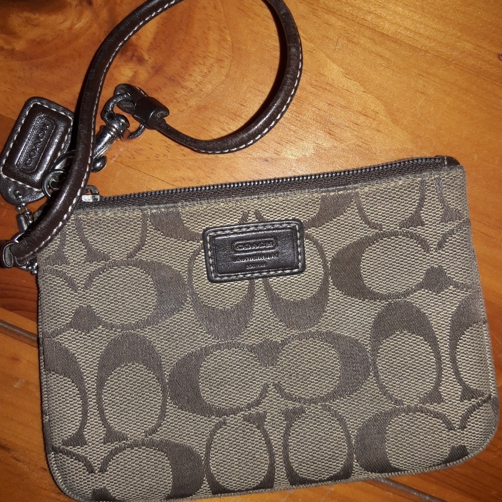 Coach wristlet.